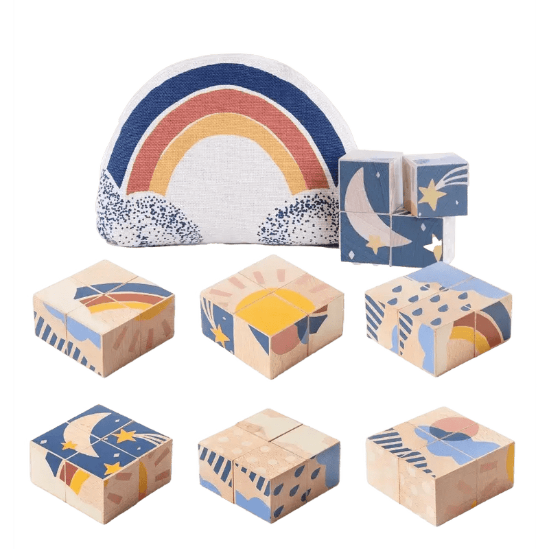 Nobodinoz Wooden Cubes Weather - Studio Play