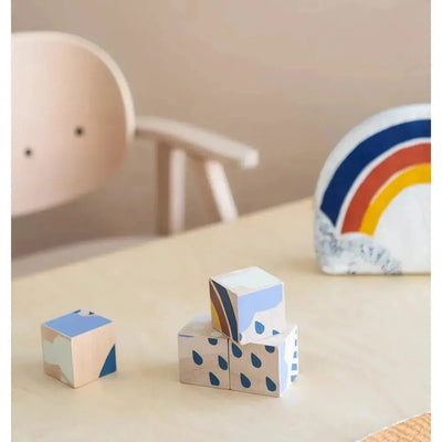 Nobodinoz Wooden Cubes Weather - Studio Play