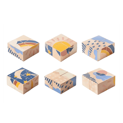 Nobodinoz Wooden Cubes Weather - Studio Play