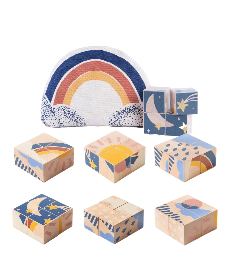 Nobodinoz Wooden Cubes Weather