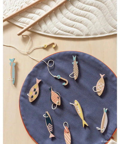 Nobodinoz Wooden Fishing Game