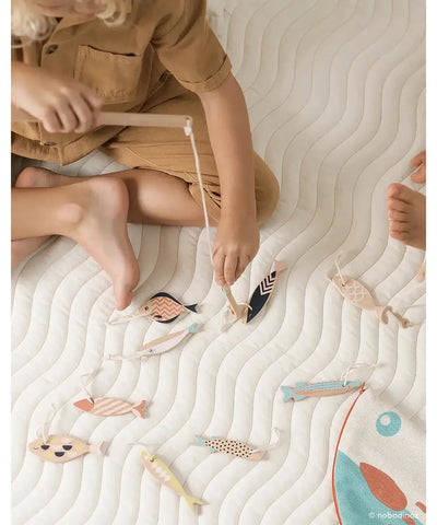 Nobodinoz Wooden Fishing Game