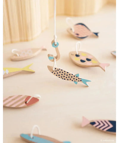 Nobodinoz Wooden Fishing Game