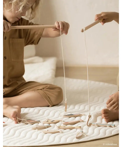 Nobodinoz Wooden Fishing Game