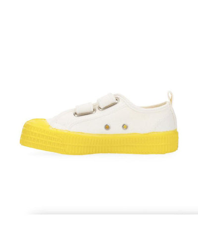 Novesta Star Master Kids Velcro Color Sole White/Yellow