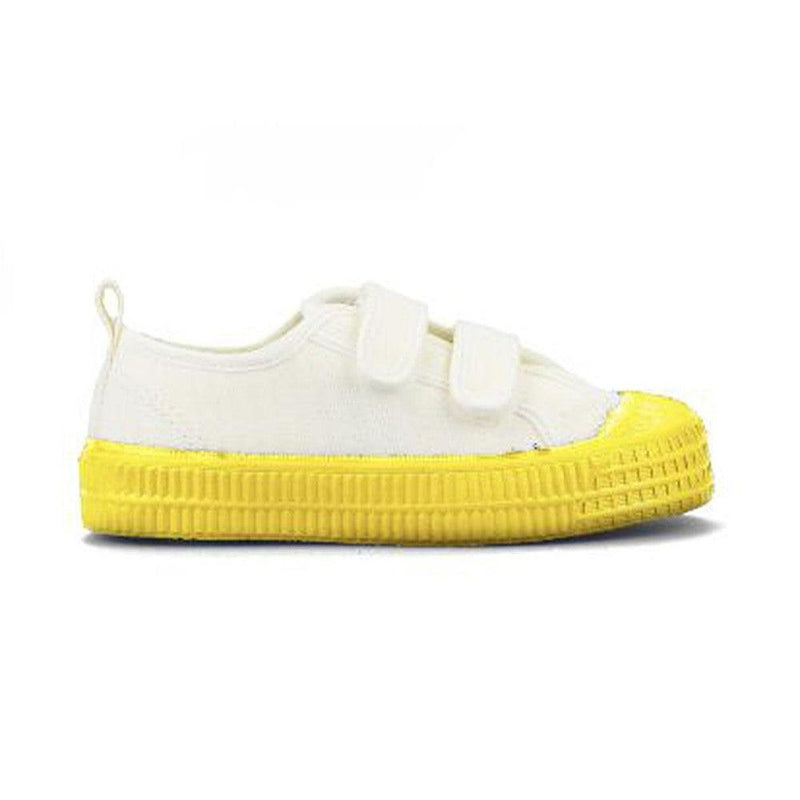 Novesta Star Master Kids Velcro Color Sole White/Yellow - Studio Play