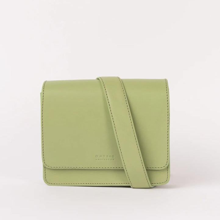 O My Bag Audrey Mini Tea Green Classic Leather
