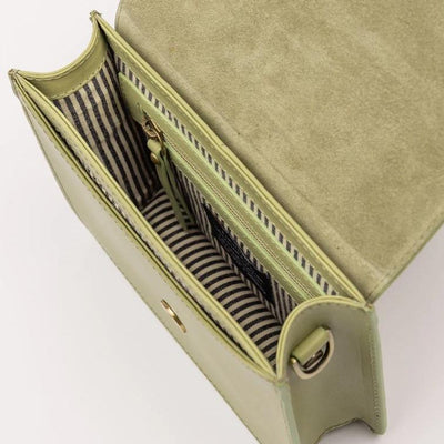 O My Bag Audrey Mini Tea Green Classic Leather