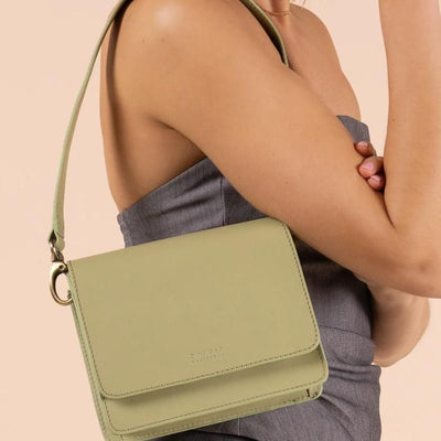 O My Bag Audrey Mini Tea Green Classic Leather