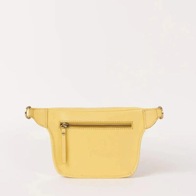 O My Bag Beck's Bum Bag Butter Yellow classic Leather