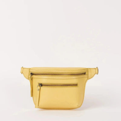 O My Bag Beck's Bum Bag Butter Yellow classic Leather