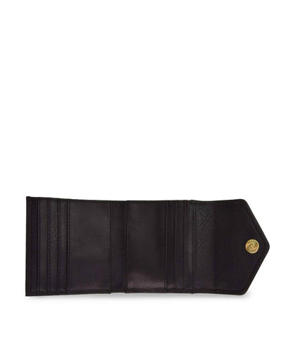 O My Bag Georgie's Wallet Black Stromboli Leather
