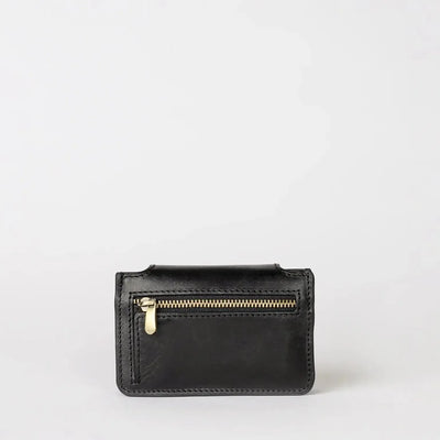 O My Bag Harmonica Wallet Black Classic Leather