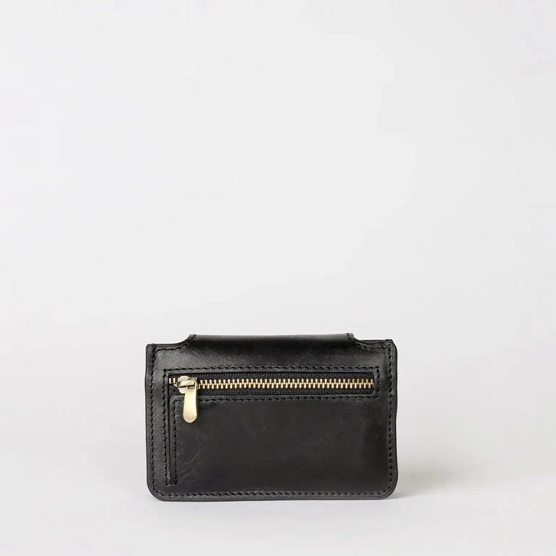 O My Bag Harmonica Wallet Black Classic Leather