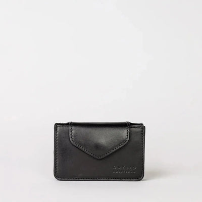 O My Bag Harmonica Wallet Black Classic Leather