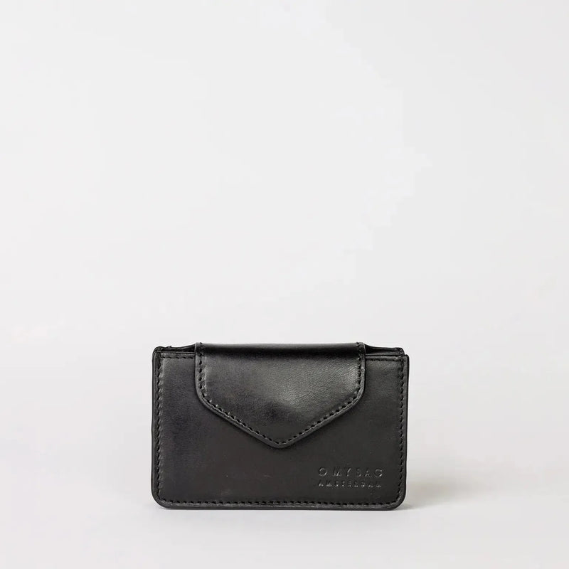 O My Bag Harmonica Wallet Black Classic Leather