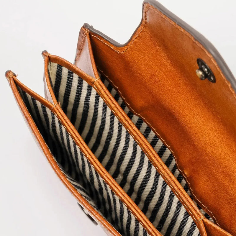 O My Bag Harmonica Wallet Cognac Classic Leather