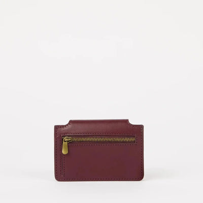 O My Bag Harmonica Wallet Dark Cherry