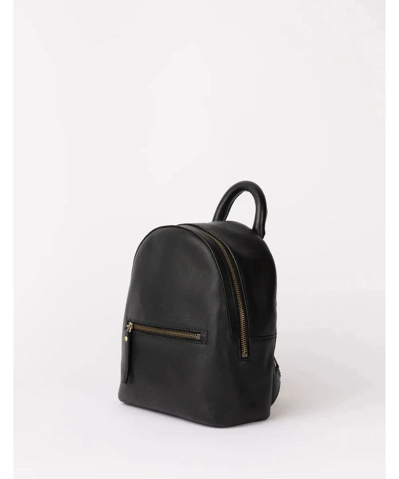 O My Bag Ivy Mini Backpack black Soft Grain Leather