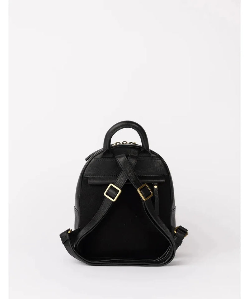 O My Bag Ivy Mini Backpack black Soft Grain Leather
