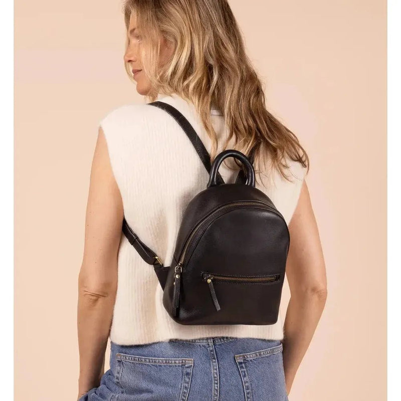 O My Bag Ivy Mini Backpack black Soft Grain Leather - Studio Play