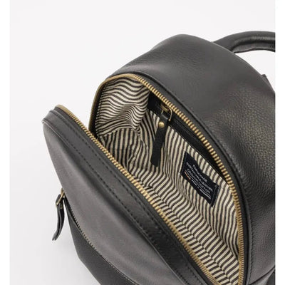 O My Bag Ivy Mini Backpack black Soft Grain Leather