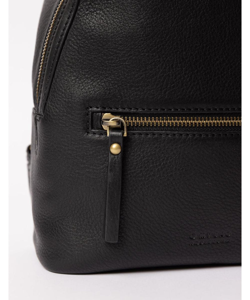 O My Bag Ivy Mini Backpack black Soft Grain Leather