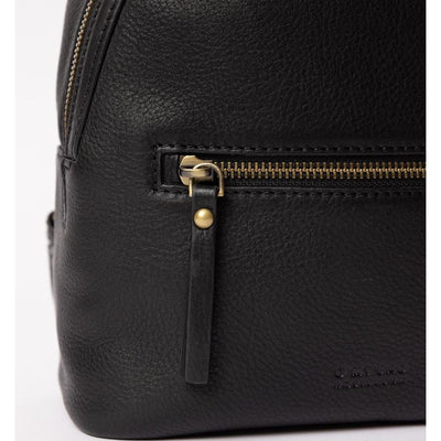 O My Bag Ivy Mini Backpack black Soft Grain Leather