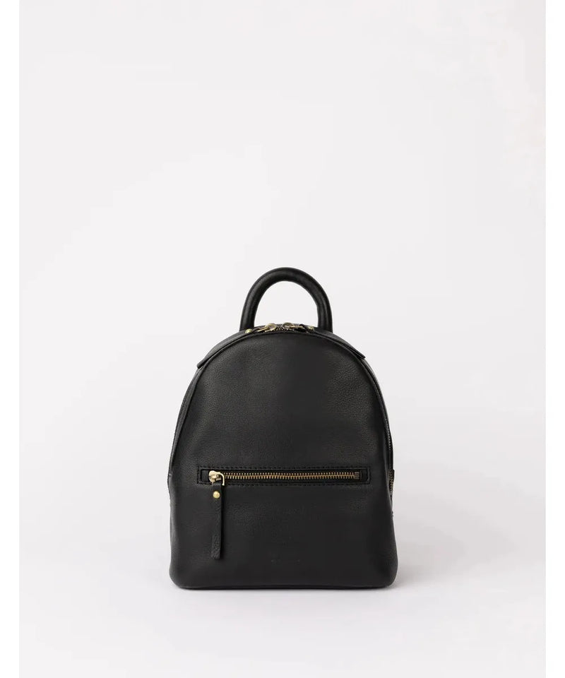 O My Bag Ivy Mini Backpack black Soft Grain Leather