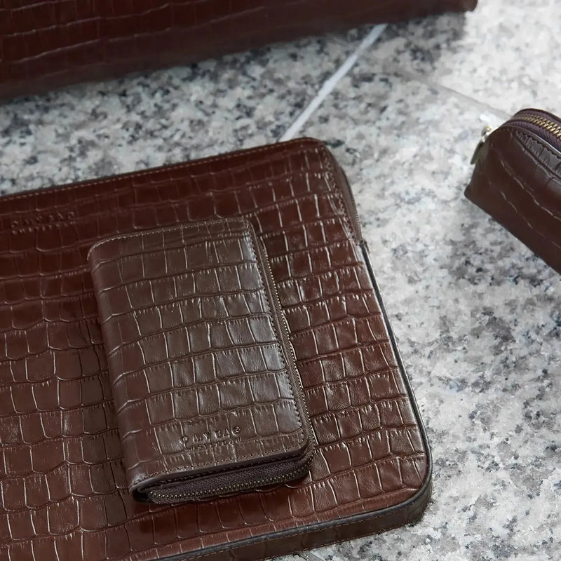 O My Bag Jett Chocolate Croco - Studio Play
