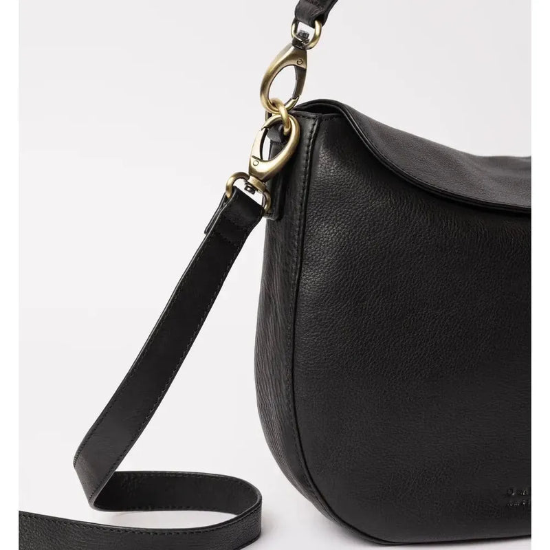 O My Bag Lana Black Soft Grain Leather