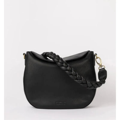 O My Bag Lana Black Soft Grain Leather