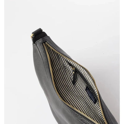 O My Bag Leo Black Soft Grain Leather