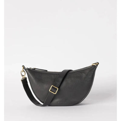 O My Bag Leo Black Soft Grain Leather