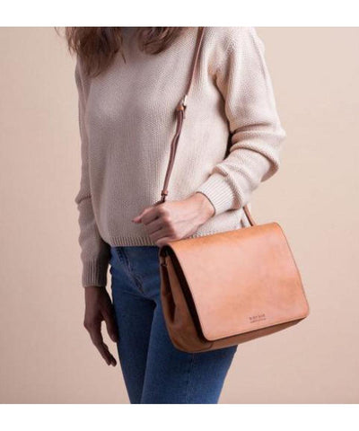 O My Bag Lucy Cognac Classic Leather
