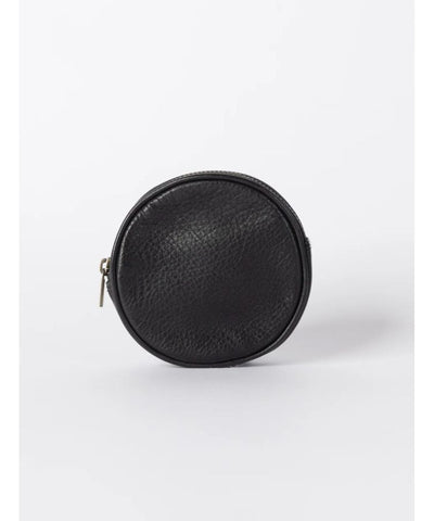 O My Bag Luna Purse Black Soft Grain Leather