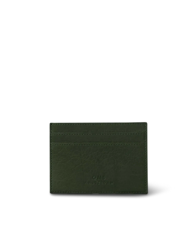 O My Bag Mark's Cardcase Green Soft Grain Leather