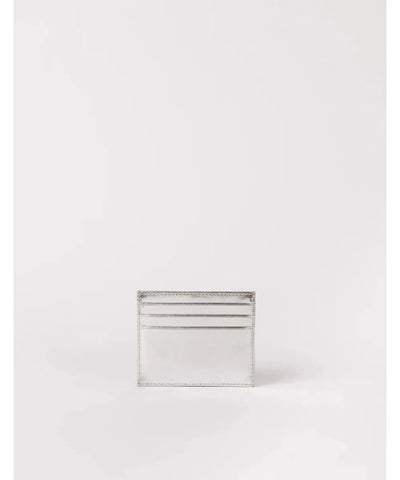 O My Bag Mark's Cardcase Maxi Silver Classic Leather