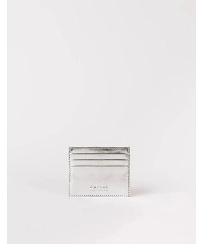 O My Bag Mark's Cardcase Maxi Silver Classic Leather