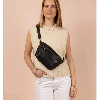 O My Bag Milo Black Soft Grain Leather - Studio Play
