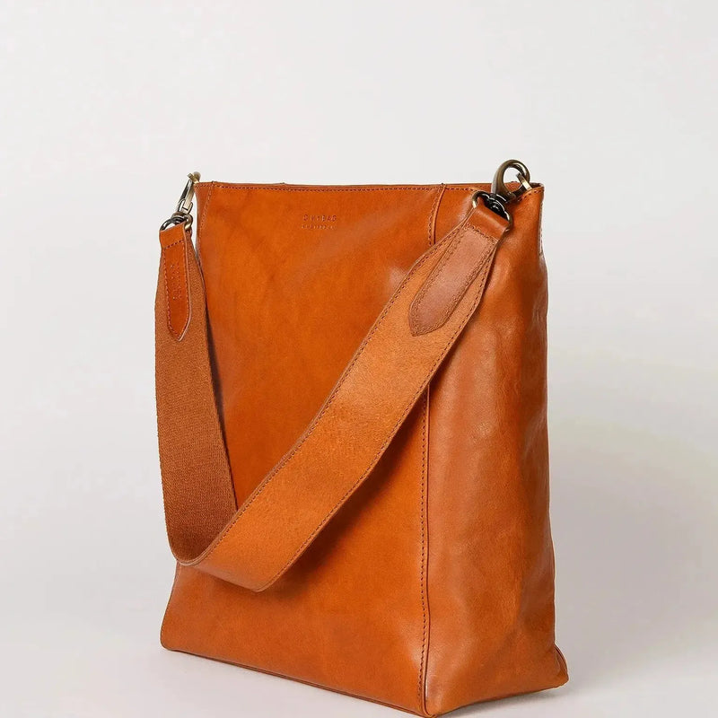 O My Bag Sofia Stromboli Leather Cognac