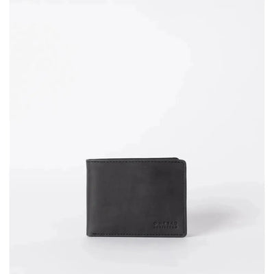 O My Bag Tobi's Wallet Black Hunter Leather - Studio Play