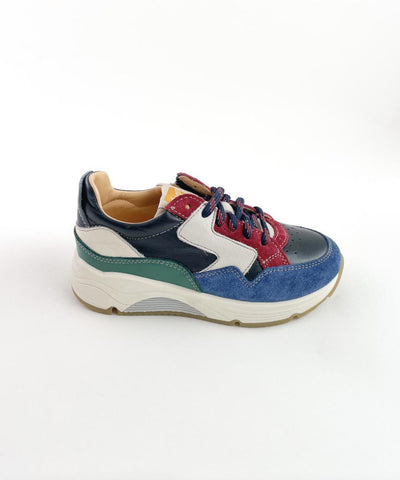 Ocra-Lab Adult Sneaker D370 Multicolor Denim Navy