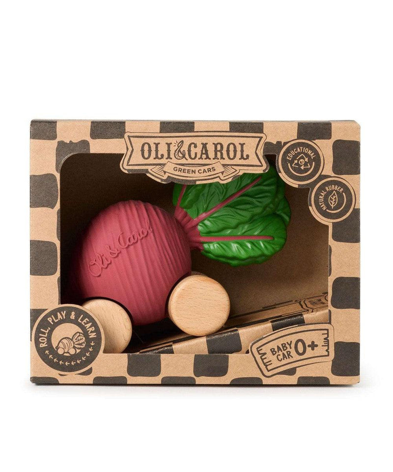 Oli & Carol Betty The Beetroot Baby Car Toy