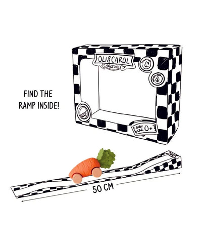 Oli & Carol Cathy The Carrot Baby Car Toy