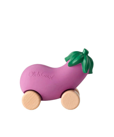 Oli & Carol Emma The Eggplant Baby Car Toy