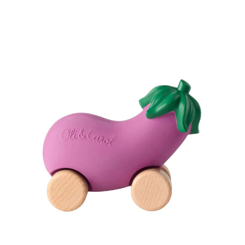 Oli & Carol Emma The Eggplant Baby Car Toy