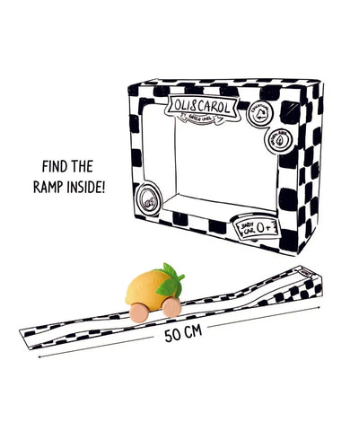Oli & Carol Lou The Lemon Baby Car Toy