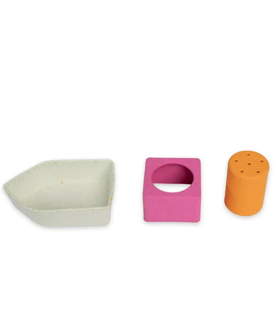 Oli & Carol Upcycled Bath Toy Boat Pink