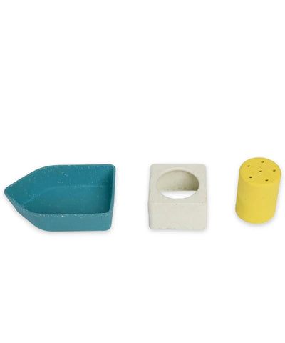 Oli & Carol Upcycled Bath Toy Boat Yellow